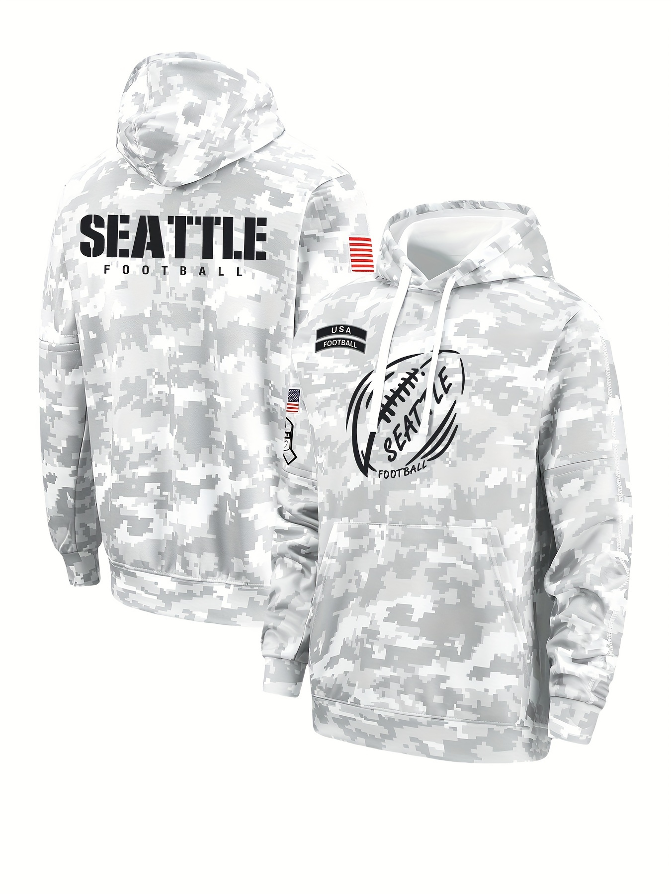 Men 2025 Seattle Seahawks NFL hoodie